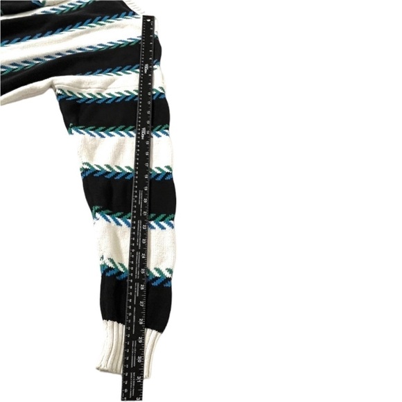 Vintage 80’s Arrow Criterion Striped 100% Cotton Men’s Sweater Sz. M - Picture 11 of 13